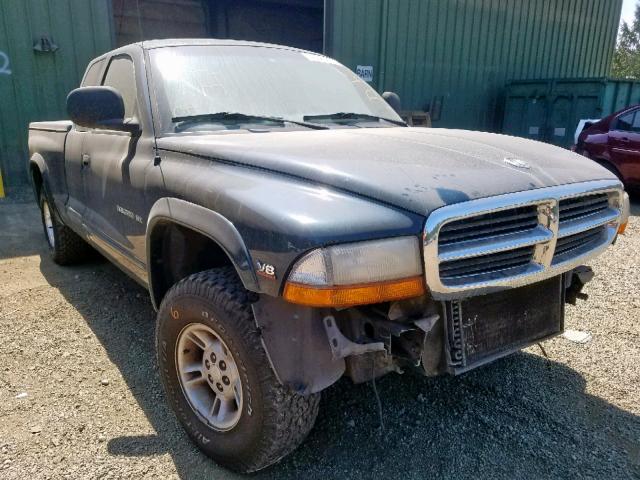 1B7GG22Y0WS597429 - 1998 DODGE DAKOTA GREEN photo 1