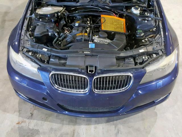 WBAPM5C52BE435418 - 2011 BMW 335 I BLUE photo 7