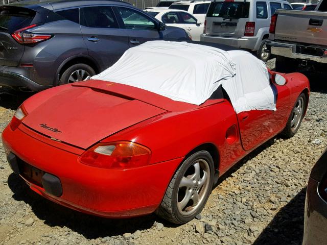 WP0CA2989VS621456 - 1997 PORSCHE BOXSTER RED photo 4