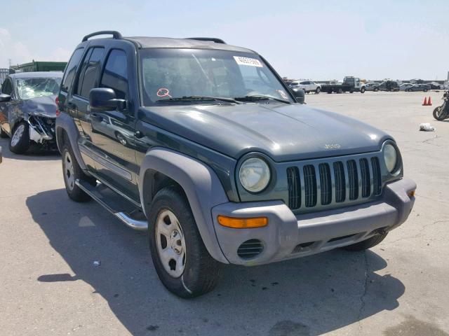 1J4GK48K62W172078 - 2002 JEEP LIBERTY SP GREEN photo 1