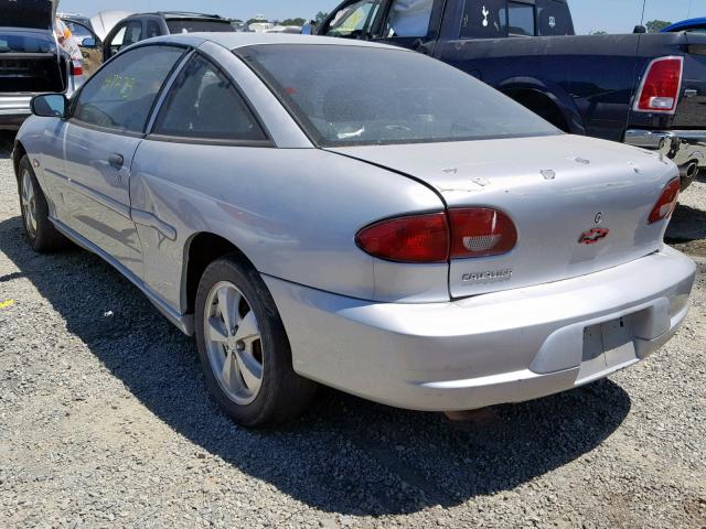 1G1JF12T217160107 - 2001 CHEVROLET CAVALIER Z SILVER photo 3