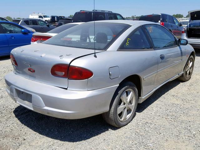 1G1JF12T217160107 - 2001 CHEVROLET CAVALIER Z SILVER photo 4