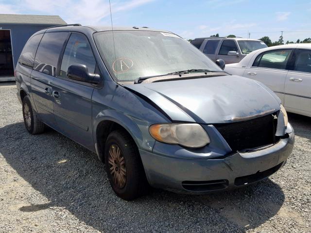 2A4GP44R66R873156 - 2006 CHRYSLER TOWN & COU BLUE photo 1