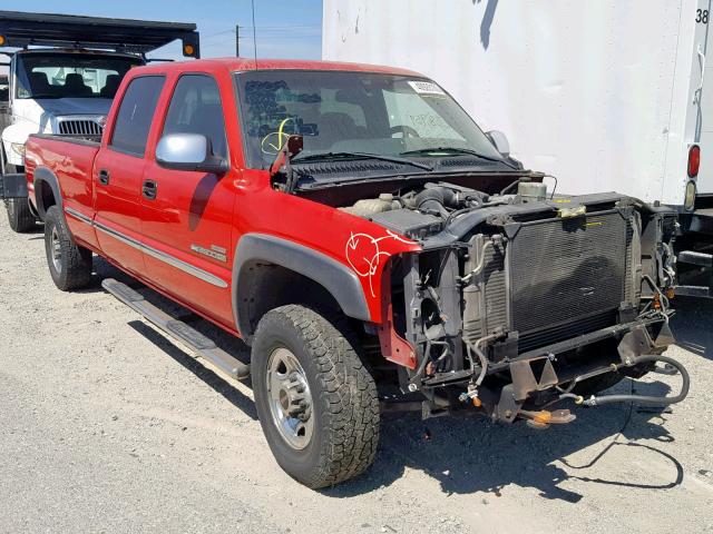 1GTHC23112F222105 - 2002 GMC SIERRA C25 RED photo 1