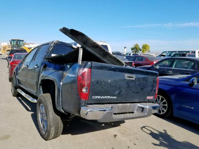 1GTJSCDE2A8144996 - 2010 GMC CANYON SLE BLACK photo 3