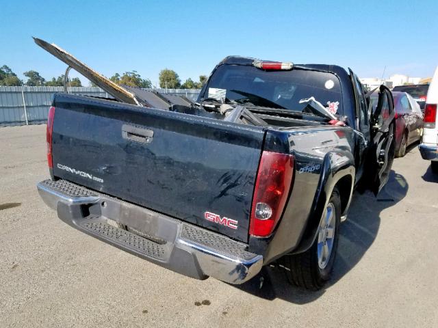 1GTJSCDE2A8144996 - 2010 GMC CANYON SLE BLACK photo 4