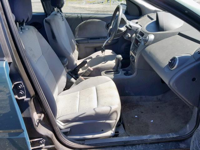 1G8AJ55F57Z204658 - 2007 SATURN ION LEVEL GREEN photo 5