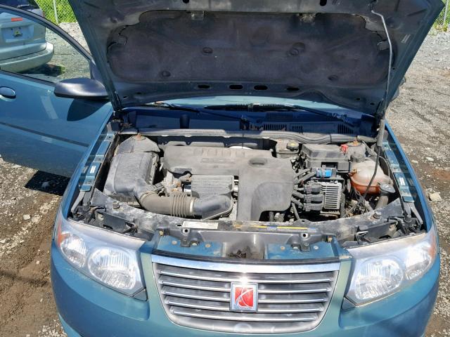 1G8AJ55F57Z204658 - 2007 SATURN ION LEVEL GREEN photo 7