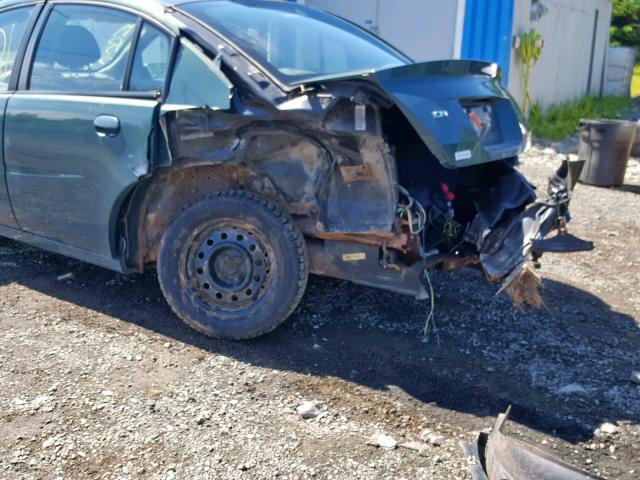 1G8AJ55F57Z204658 - 2007 SATURN ION LEVEL GREEN photo 9