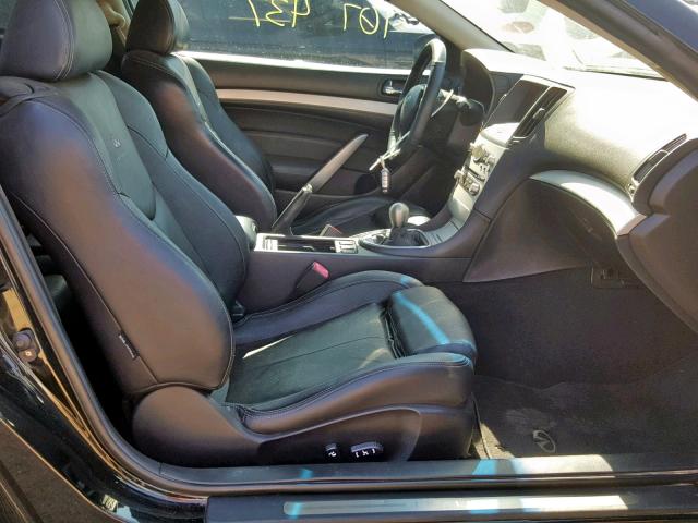 JNKCV64EX8M105607 - 2008 INFINITI G37 BASE BLACK photo 5