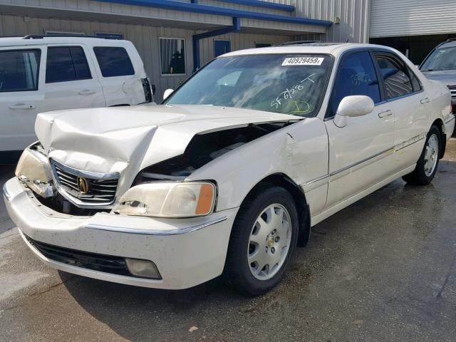 JH4KA96553C002678 - 2003 ACURA 3.5RL WHITE photo 2