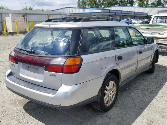 4S3BH675947624026 - 2004 SUBARU LEGACY OUT GRAY photo 4