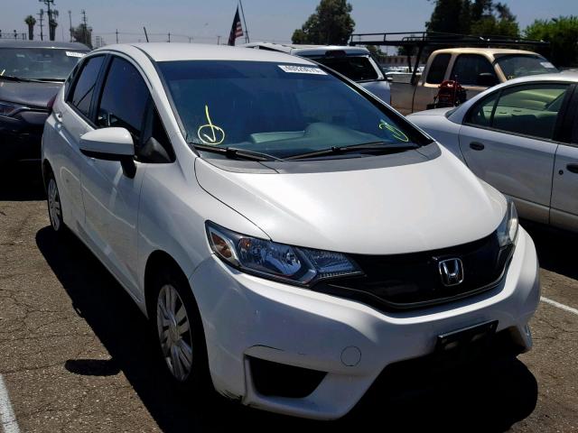 3HGGK5H52FM774067 - 2015 HONDA FIT LX WHITE photo 1