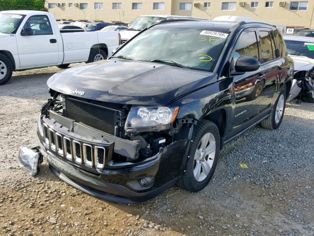 1C4NJCBB5GD506459 - 2016 JEEP COMPASS SP შავი ფოტო 2