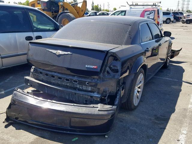 2C3KA73W26H534205 - 2006 CHRYSLER 300C SRT-8 BLACK photo 4