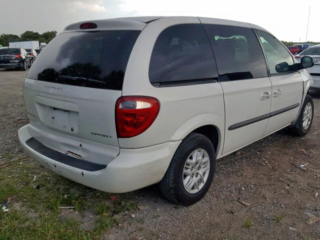 1B4GP45312B655194 - 2002 DODGE CARAVAN SP WHITE photo 4