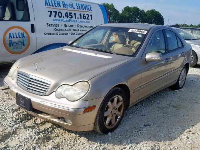 WDBRF61J44E018539 - 2004 MERCEDES-BENZ C 240 GOLD photo 2