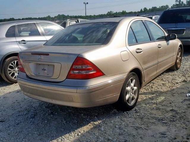 WDBRF61J44E018539 - 2004 MERCEDES-BENZ C 240 GOLD photo 4