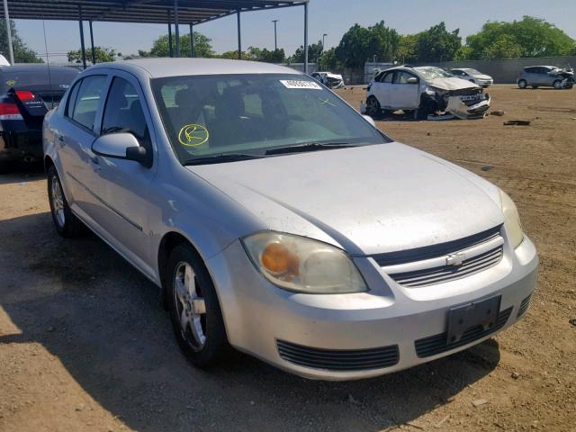 1G1AL55F577296858 - 2007 CHEVROLET COBALT LT SILVER photo 1