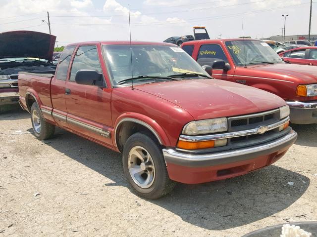 1GCCS19W1Y8293456 - 2000 CHEVROLET S TRUCK S1 RED photo 1