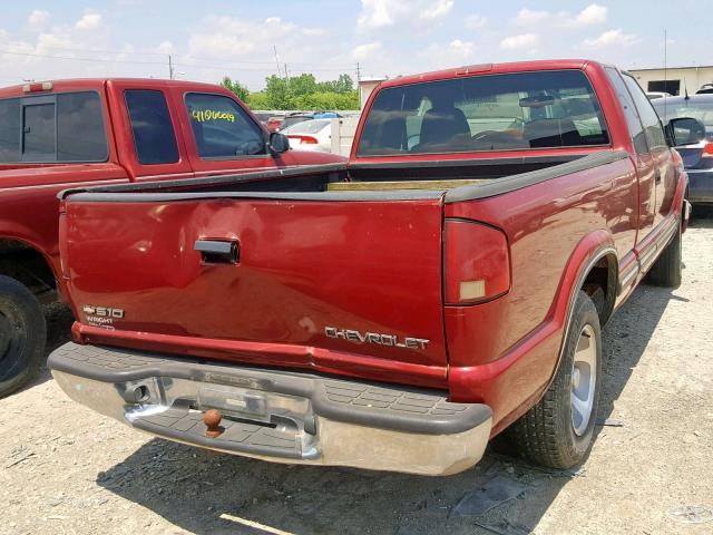1GCCS19W1Y8293456 - 2000 CHEVROLET S TRUCK S1 RED photo 6