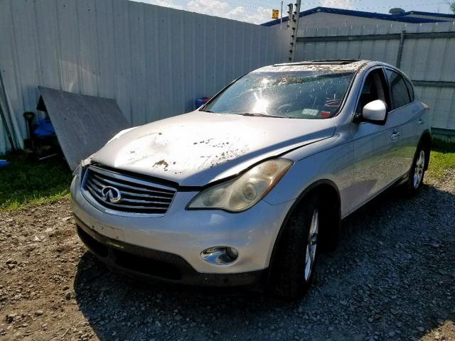 JNKAJ09E88M302400 - 2008 INFINITI EX35 BASE SILVER photo 2