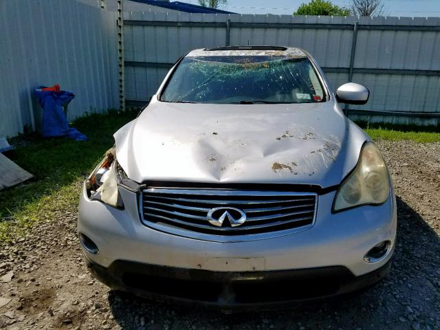 JNKAJ09E88M302400 - 2008 INFINITI EX35 BASE SILVER photo 9