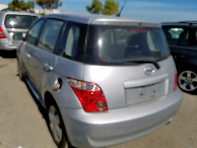 JTKKT624865014042 - 2006 TOYOTA SCION XA SILVER photo 3