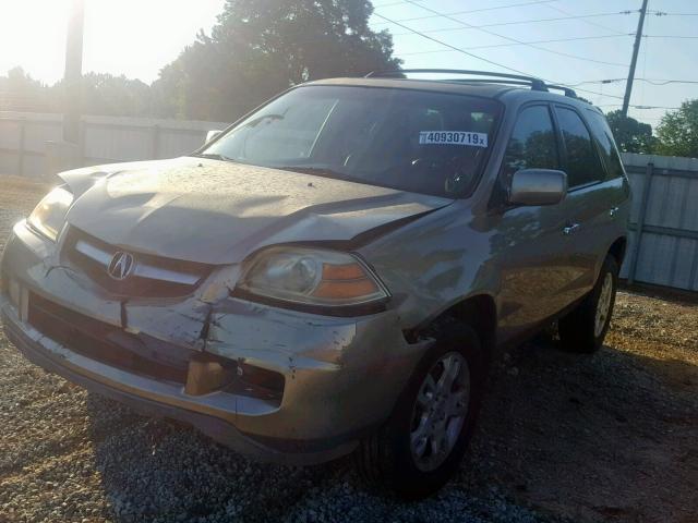 2HNYD18616H531583 - 2006 ACURA MDX TOURIN GOLD photo 2