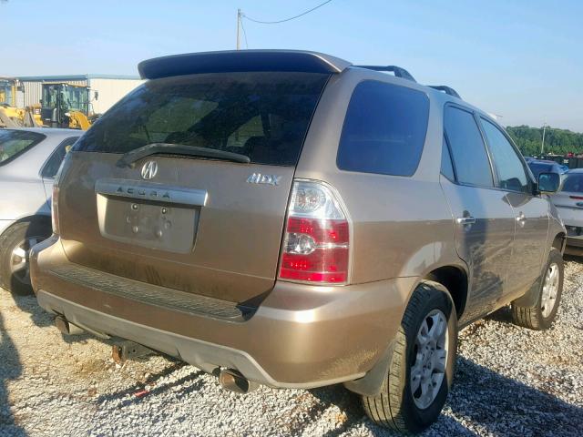 2HNYD18616H531583 - 2006 ACURA MDX TOURIN GOLD photo 4