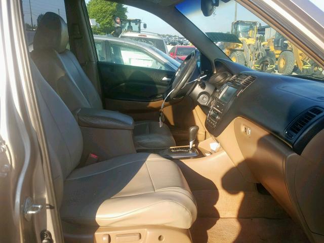 2HNYD18616H531583 - 2006 ACURA MDX TOURIN GOLD photo 5