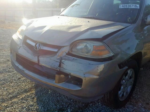 2HNYD18616H531583 - 2006 ACURA MDX TOURIN GOLD photo 9