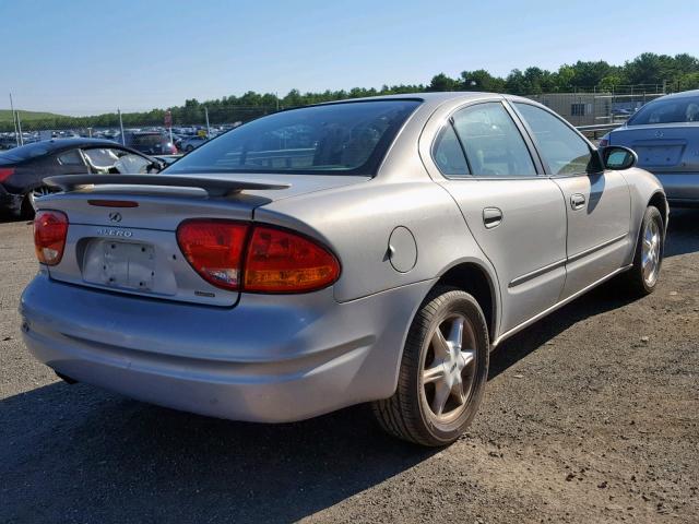 1G3NF52E8XC415408 - 1999 OLDSMOBILE ALERO GLS SILVER photo 4