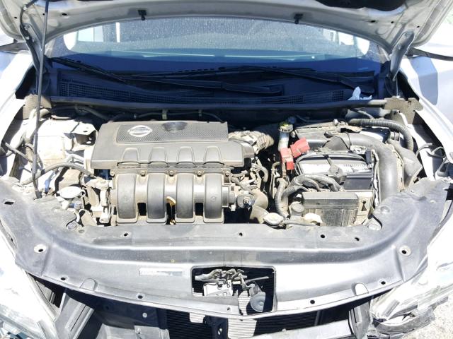 3N1AB7AP9FY256805 - 2015 NISSAN SENTRA S SILVER photo 7