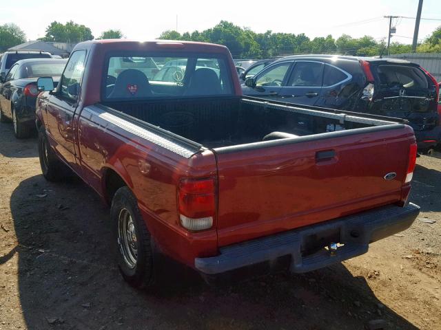 1FTYR10C1YTB29934 - 2000 FORD RANGER RED photo 3