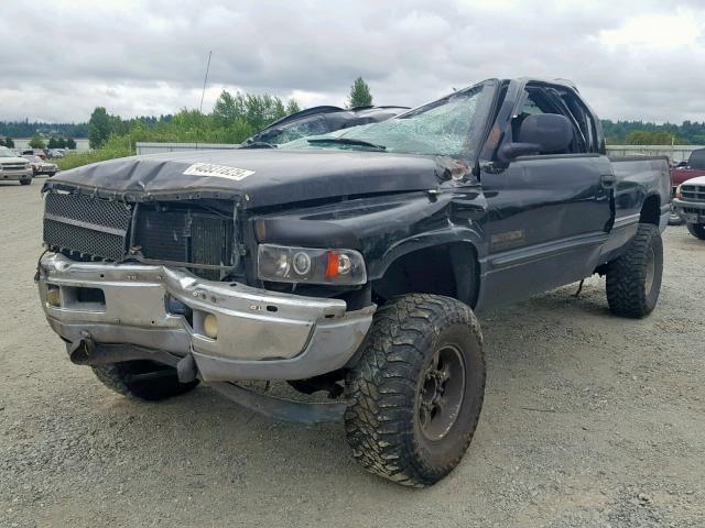 1B7KF2363XJ652683 - 1999 DODGE RAM 2500 BLACK photo 2