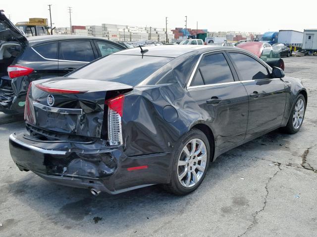 1G6DV57V680175370 - 2008 CADILLAC CTS HI FEA BLACK photo 4