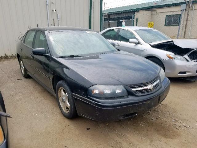 2G1WF52E859151642 - 2005 CHEVROLET IMPALA BLACK photo 1