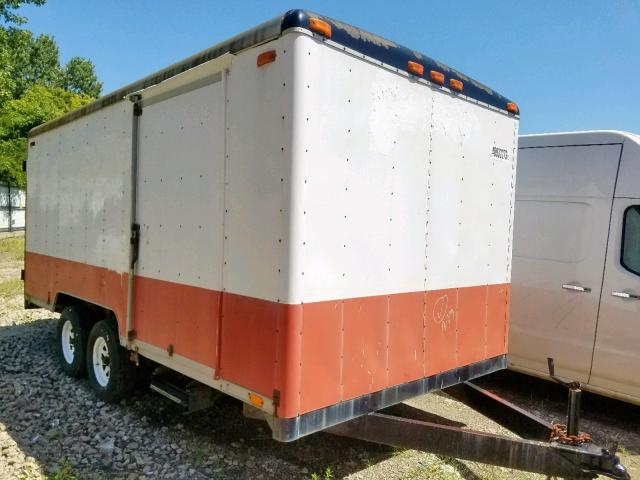 1WC200G26H1037511 - 1987 WELLS CARGO TRAILER WHITE photo 1