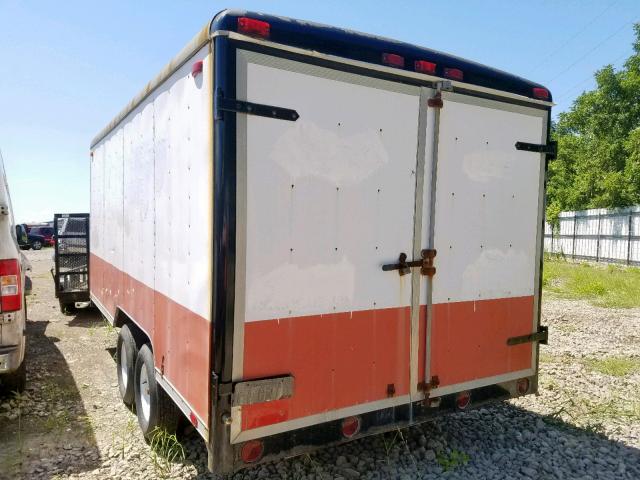 1WC200G26H1037511 - 1987 WELLS CARGO TRAILER WHITE photo 3