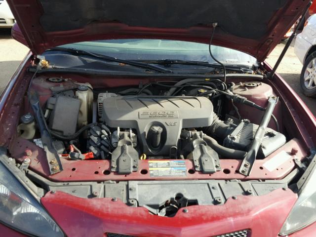 2G2WP552861176390 - 2006 PONTIAC GRAND PRIX RED photo 7