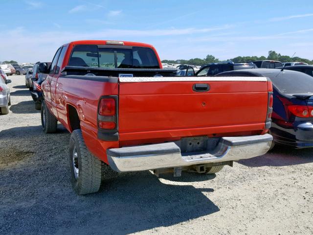 1B7KF2368XJ641985 - 1999 DODGE RAM 2500 RED photo 3