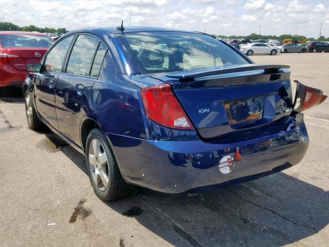 1G8AL55B97Z133892 - 2007 SATURN ION LEVEL BLUE photo 3