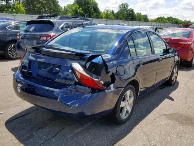 1G8AL55B97Z133892 - 2007 SATURN ION LEVEL BLUE photo 4