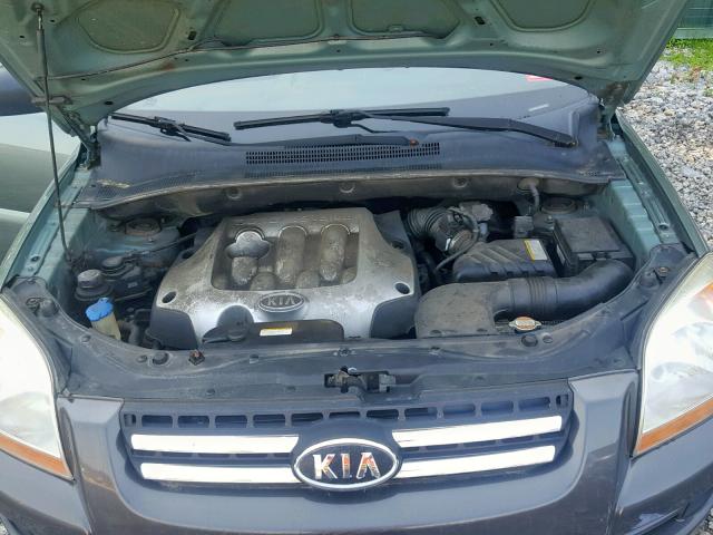 KNDJF724267262727 - 2006 KIA NEW SPORTA GREEN photo 7