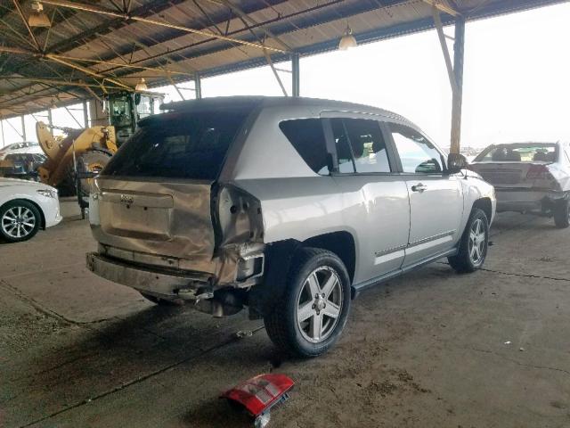 1J4NT4FBXAD537864 - 2010 JEEP COMPASS SP Күміс фото 4