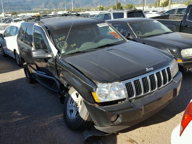 1J8GR48K27C532580 - 2007 JEEP GRAND CHER BLACK photo 1