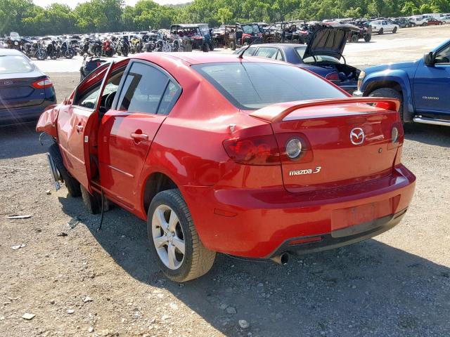 JM1BK12FX61450784 - 2006 MAZDA 3 I RED photo 3