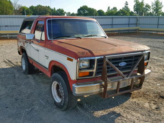 1FMDU15F1CLA02119 - 1982 FORD BRONCO U10 RED photo 1