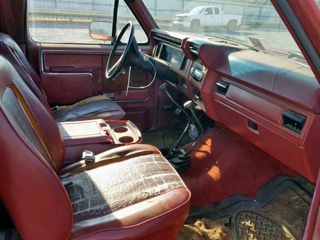 1FMDU15F1CLA02119 - 1982 FORD BRONCO U10 RED photo 5